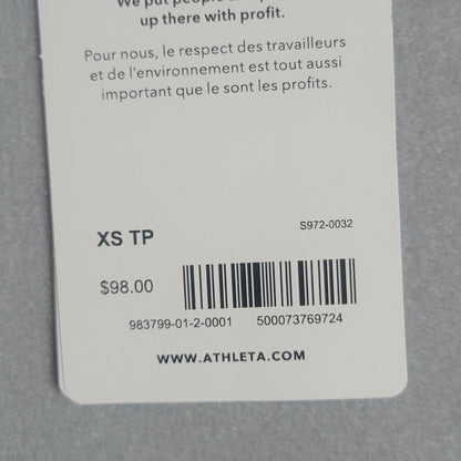 Athleta Flurry Elemental Turtleneck Top Base Layer Long Sleeve Purple Thumbholes