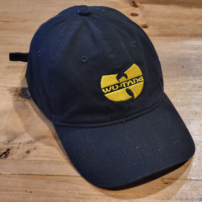 Wu-Tang Clan Hat Black Strap Back Rap 90s Y2K Hop Hop One Size Adjustable