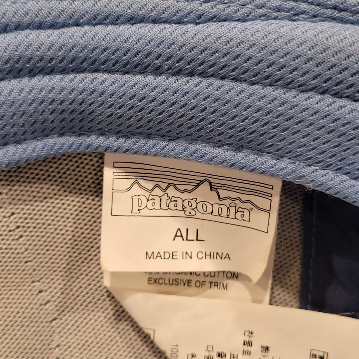 Patagonia Hat Snapback Blue Patch One Size Waves Mountains