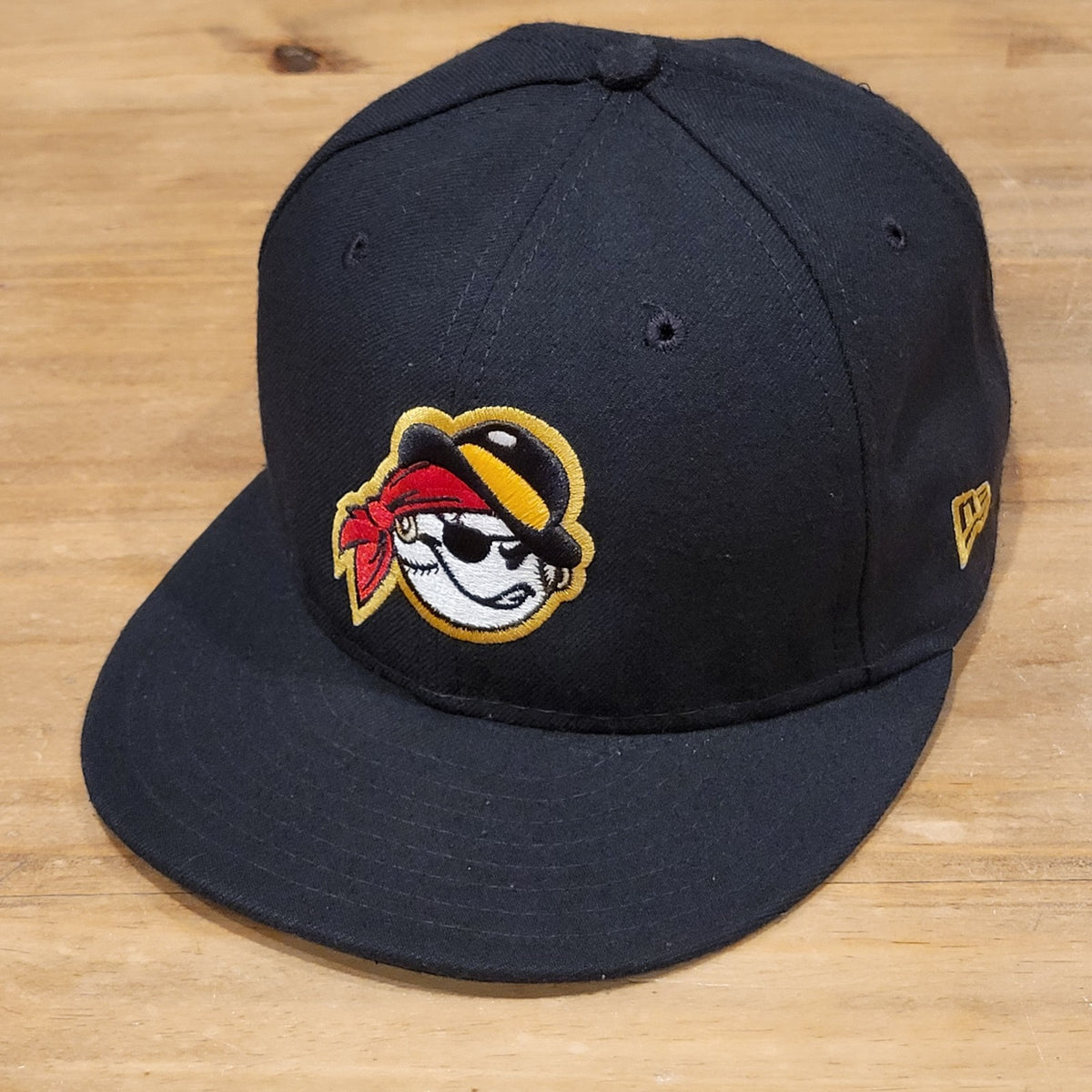 West Virginia Power Hat New Era Size 7 3/8 Fitted MiLB Baseball Black Made USA