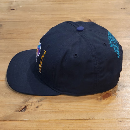 Vintage Super Bowl XXXI Hat Snapback Black Black Superdome Green Bay Packers