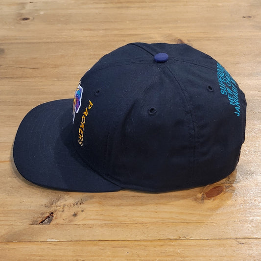 Vintage Super Bowl XXXI Hat Snapback Black Black Superdome Green Bay Packers