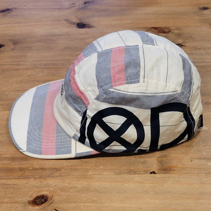 10 Deep 5 Panel Hat Cap Strap Back Adjustable Spell Out Patch One Size