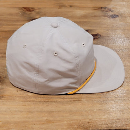 Swannies Golf Hat Snapback Beige Rope Celebrate Pars Golf One Size