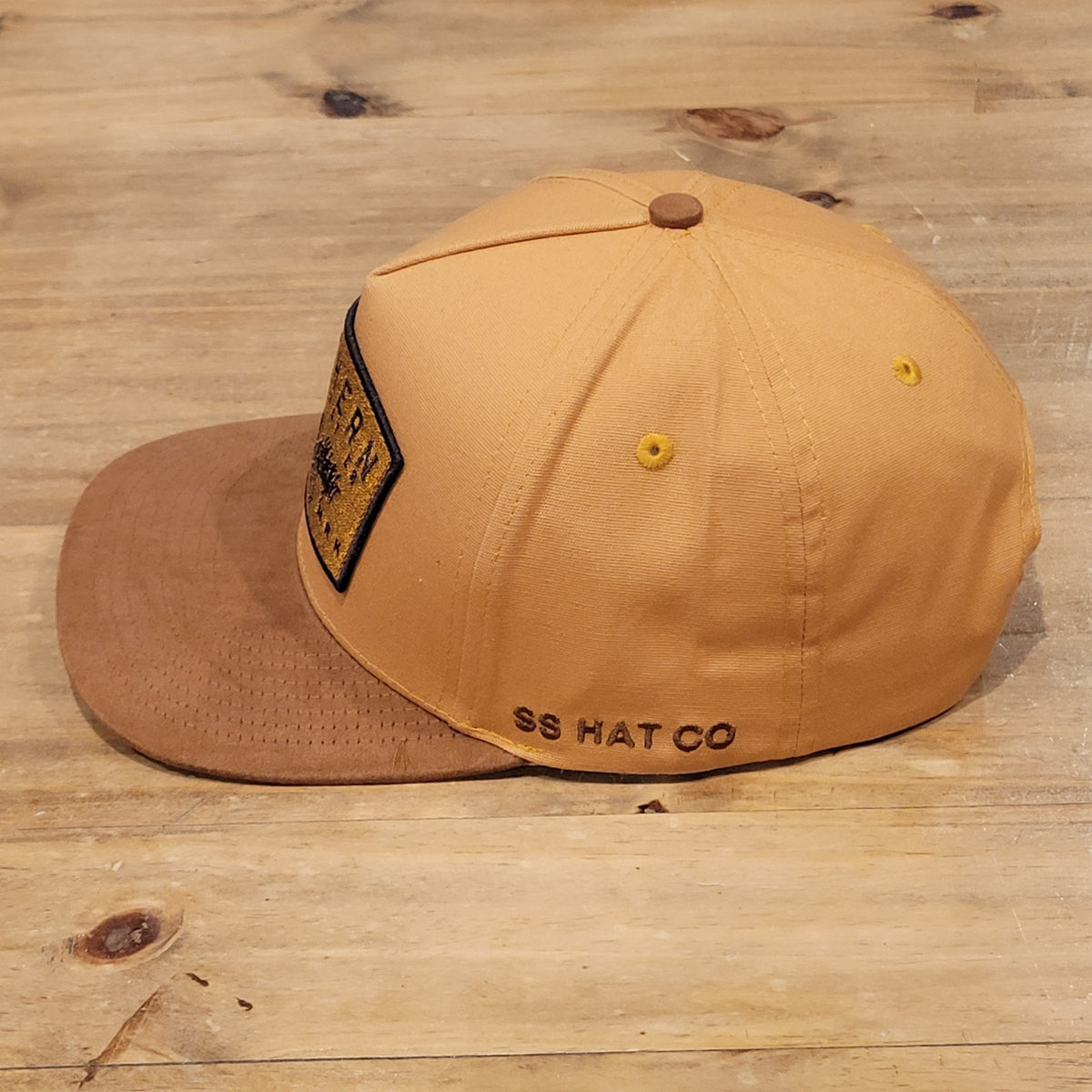 Southern String Hat Snapback Brown Suede Bill Patch Duck Hunting One Size New