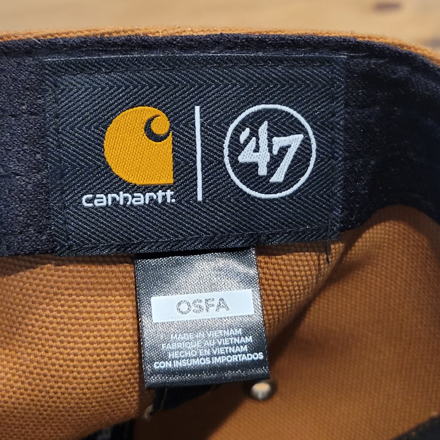 Men's Carhartt x '47  Brown New York Yankees Hitch Adjustable Hat