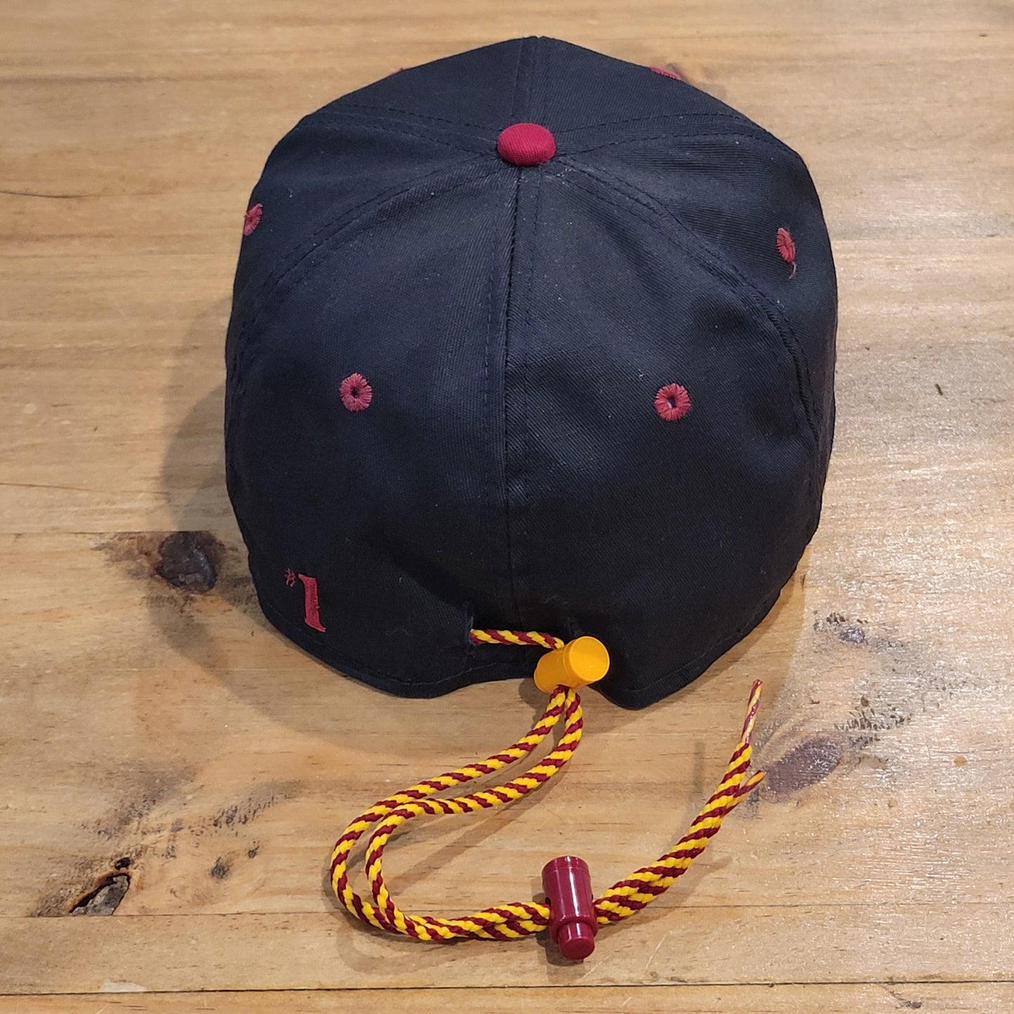 Vintage Washington Redskins Hat One Size Rope Zip Back Apparel #1 90s Made USA