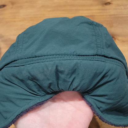 Cabela's Gore-Tex Trapper Hunting Winter Hat Ear Flaps Sherpa Polartec Green Med