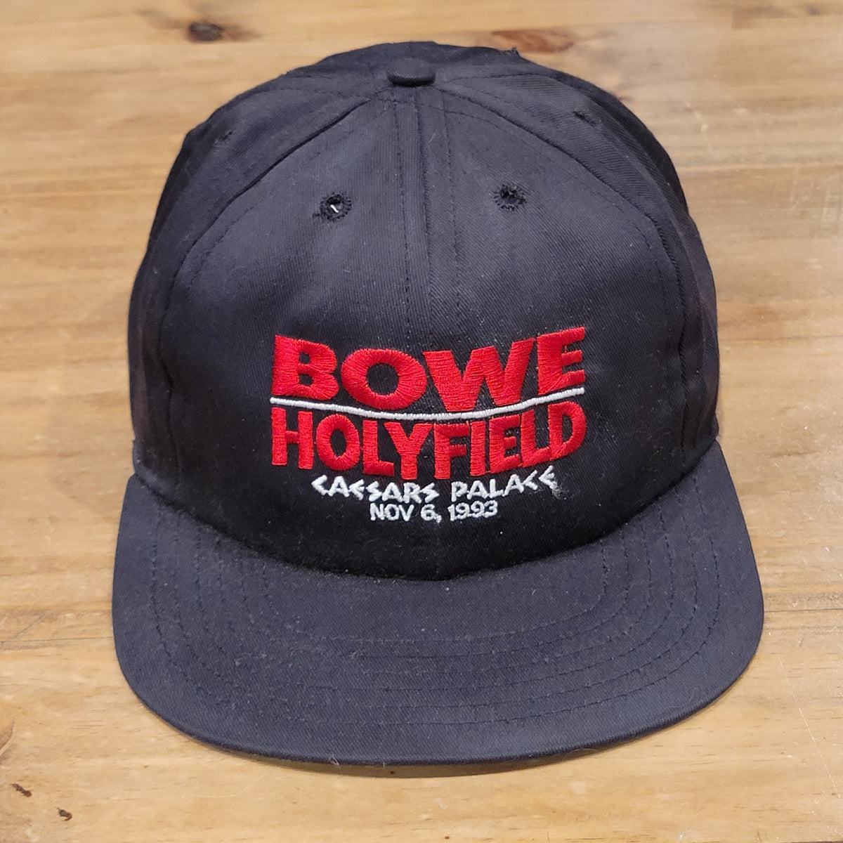 Vintage Bowe Holyfield Hat Caesars Palace 1993 Boxing Fight Heavyweight Champion