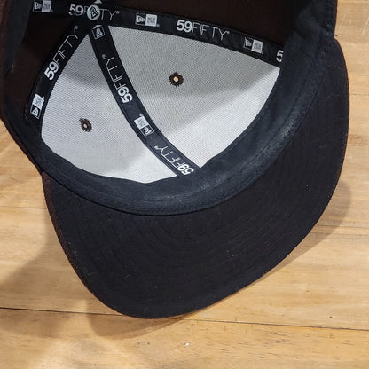 San Diego Padres Hat New era Size 7 1/4 Fitted 59Fifty Brown MLB On Field