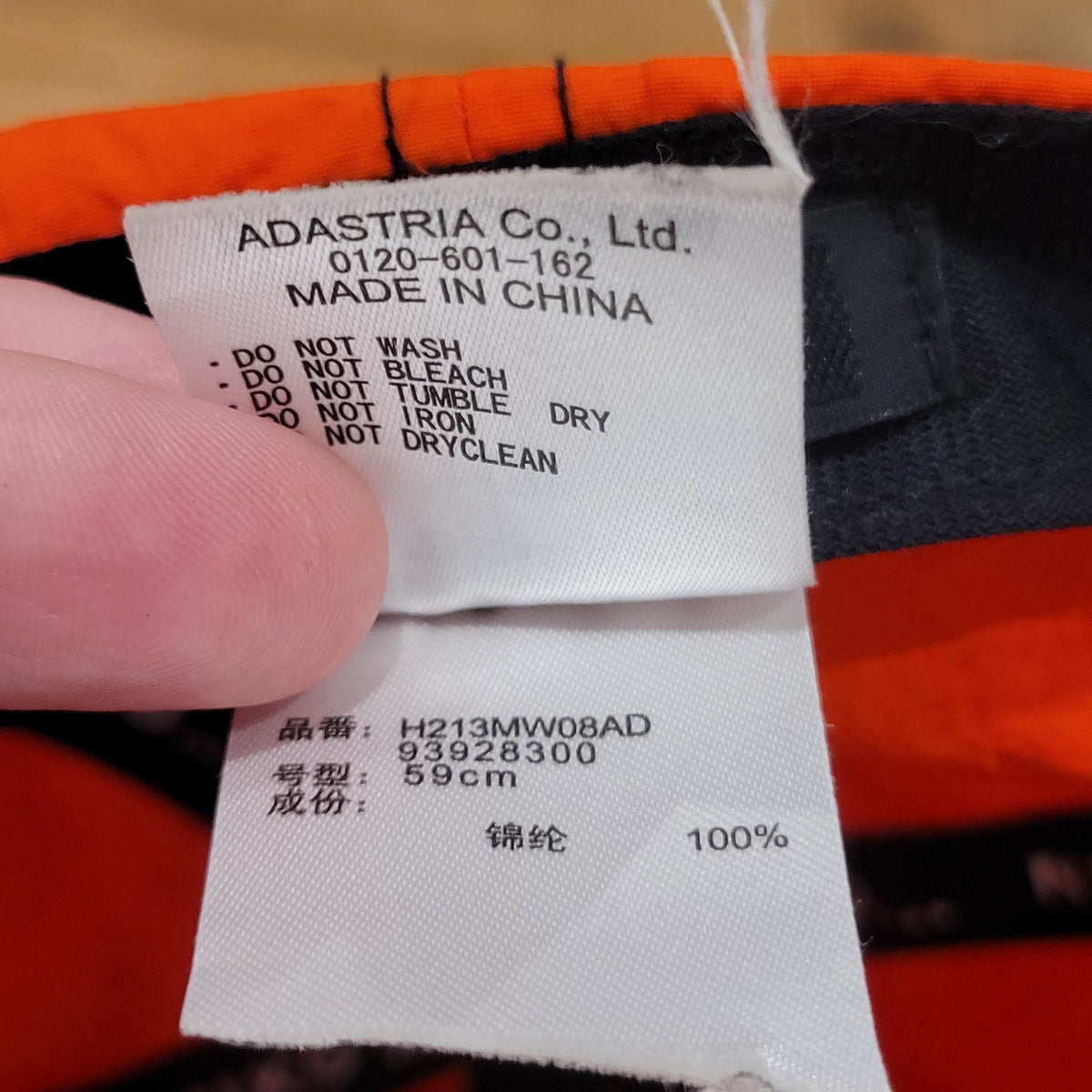 Niko And... Life Hat Strap Back Orange BLue Streetwear Japanese Tokyo Lifestyle