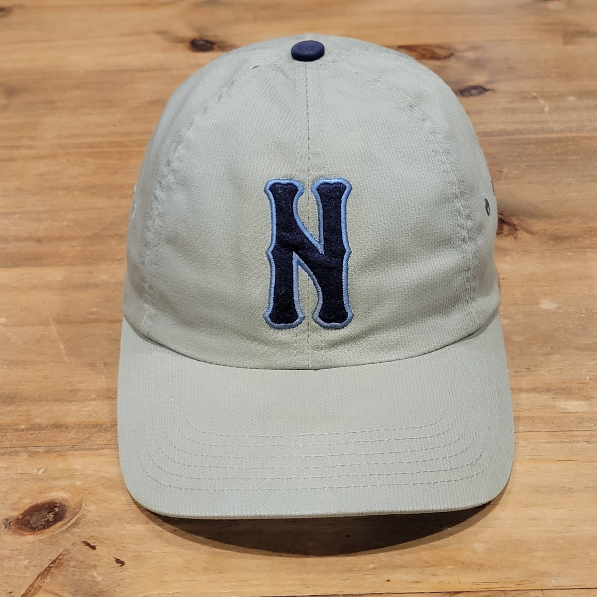 Vintage Nike Hat Strap Back Green Blue N Logo Swoosh Dad Y2K 90s Adjustable