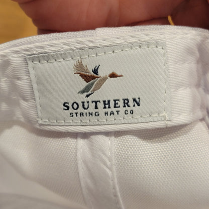 Southern String Hat Co Snapback Gray White Camouflage Duck Mallard Hunting