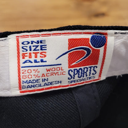 Vintage NFL Shield Logo Snapback Hat Ref Ump Crest Sports Specialties Wool 90s