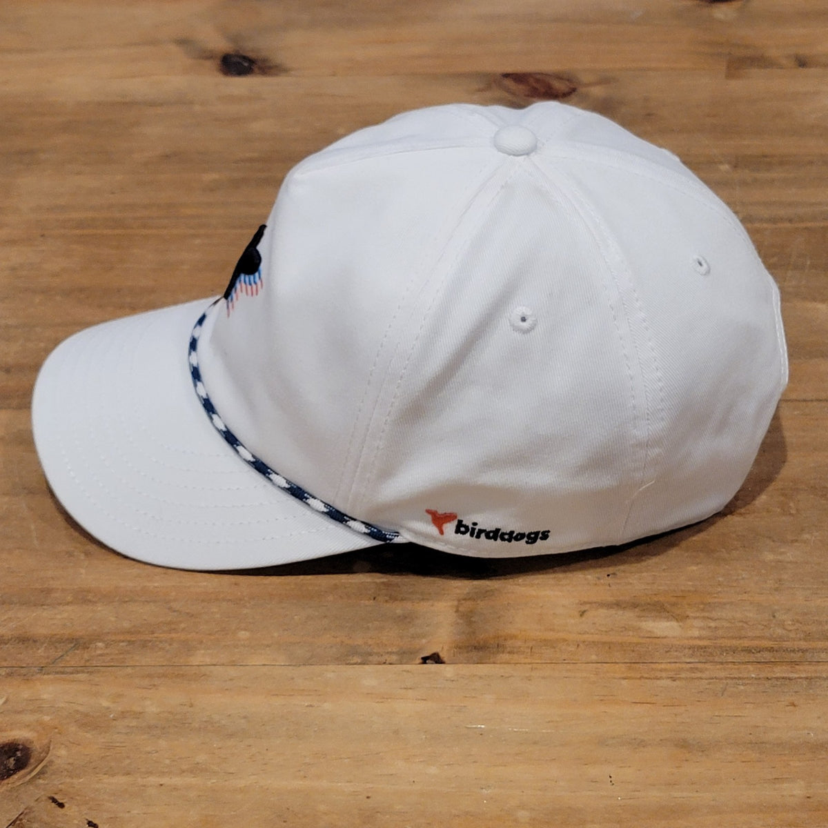 Birddogs Hat Cap Snapback White Rope Embroidered Bird Logo One Size Cotton