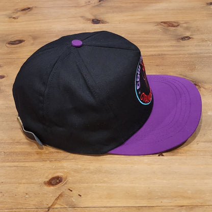 Vintage Cow Palace Grand National Rodeo Hat Black Cowboy Western 90s Embroidered