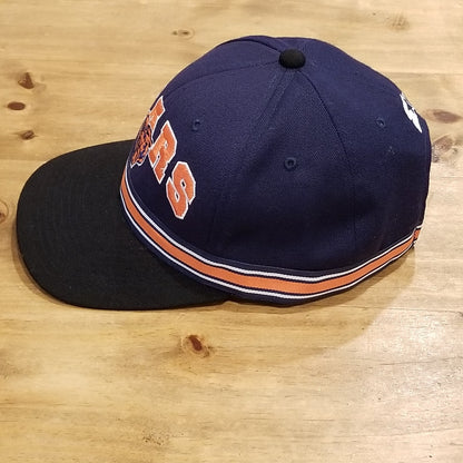 Vintage Chicago Bears Starter Hat Strap Back Wool Blend 90s NFL Pro-Line Stripe