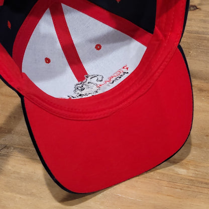 Vintage Taz Chevy Monte Carlo Hat Strap Back Tasmanian Devil Blue 90s Car Racing