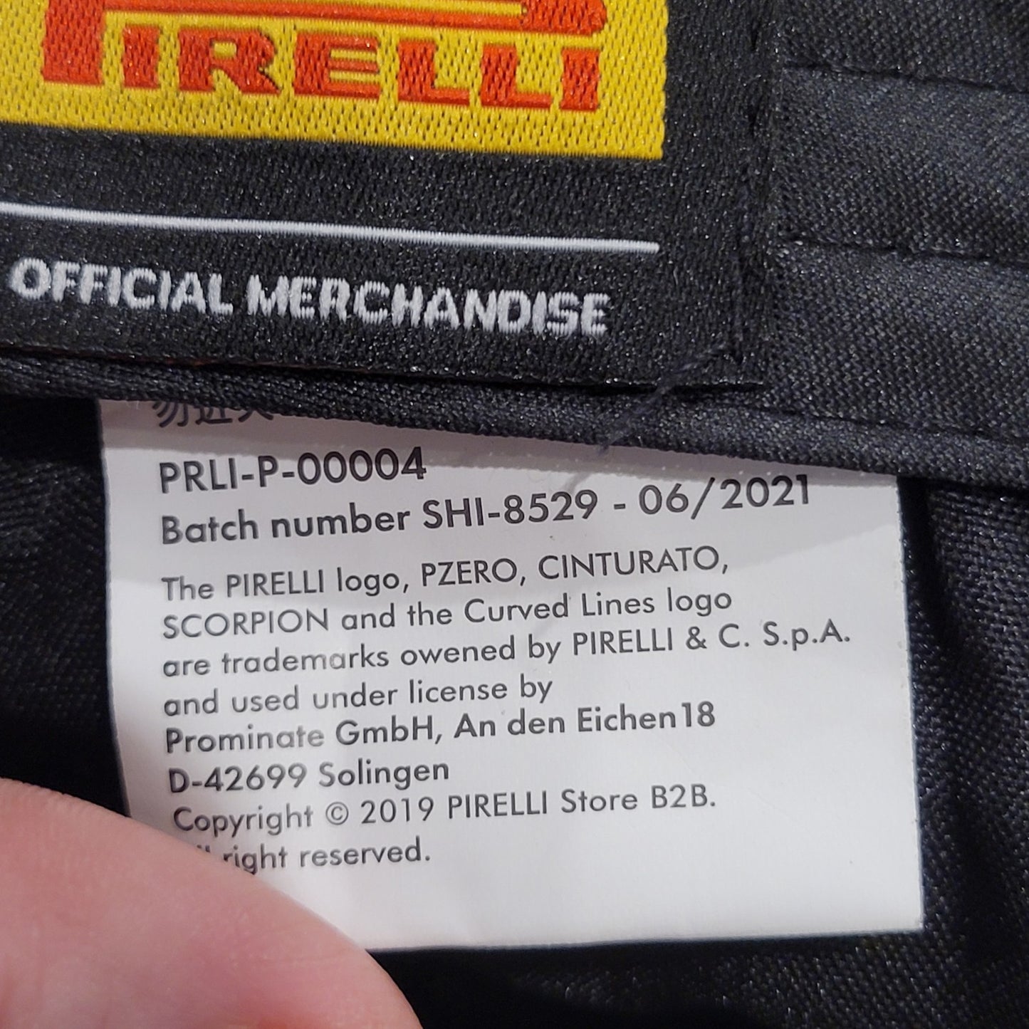 Pirelli Tires Racing Hat Strap Back 1st Pzero Leaf Scramble Eggs Car
