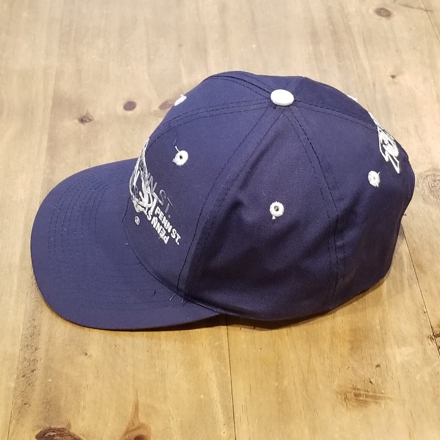 Vintage Penn State Nittany Lions Hat Cap Snapback Top of World Blue 90s