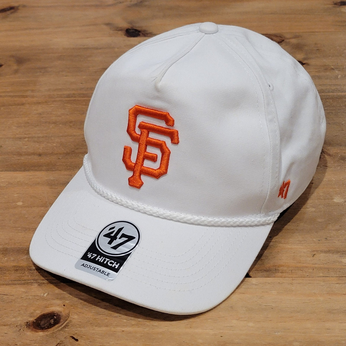 San Francisco Giants Hat 47 Brand Hitch Rope White One Size MLB Baseball