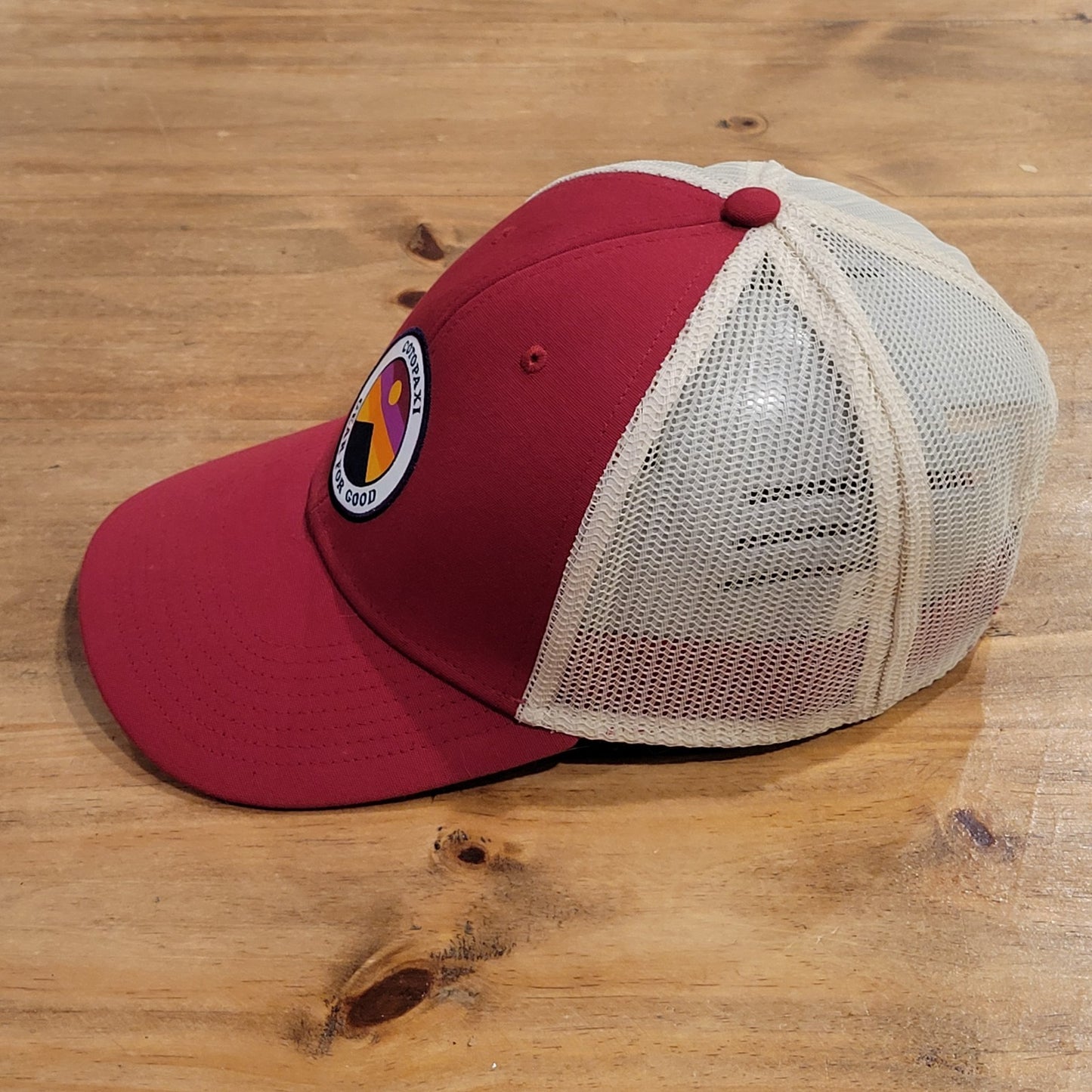 Cotopaxi Gear For Good Hat Cap Snapback Red Round Circle Patch One Size