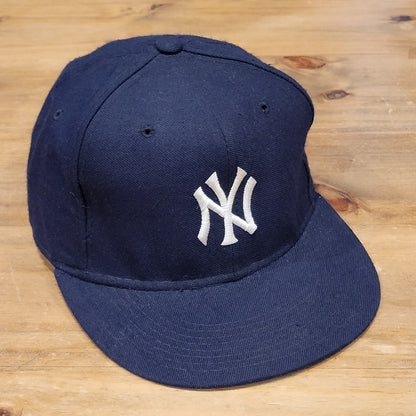Vintage New York Yankees New Era Hat 7 1/2 Fitted Diamond Collection Pro Wool