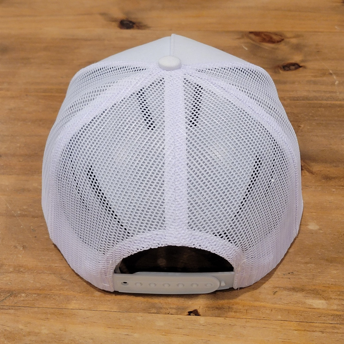Southern String Hat Co Snapback White Flag USA Logo Rope Trucker One Size