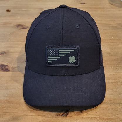 Black Clover Golf Hat Snapback American USA Flag Logo Patch  Live Lucky One Size