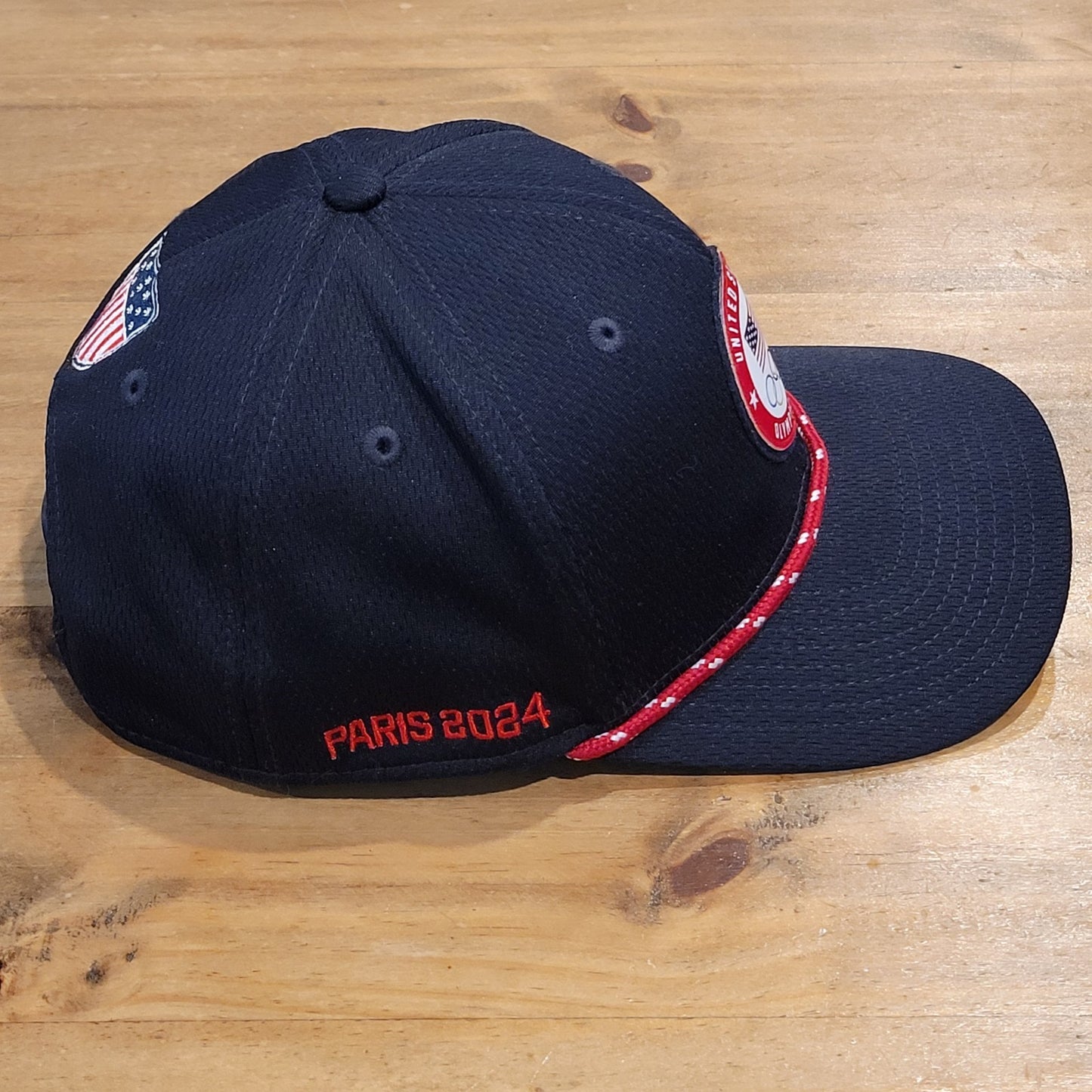 United States Olympic Team Hat New Era Snapback Rope Blue USA Paris 2024 Made It