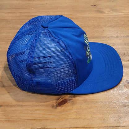 Vintage White Mountain Cooler Hat Snapback Made USA Wine Cooler Stroh Brewery