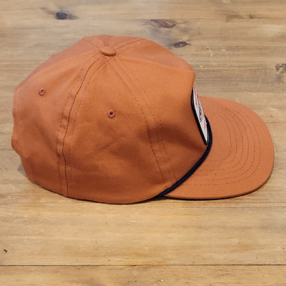 Sendero Hat Snapback Orange Bass Fishing Waco Texas Patch One Size Outdoor