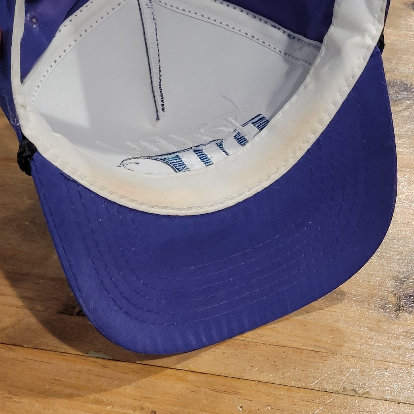 Vintage Ducks Unlimited Hat Snapback Purple Team DU Rope 90s