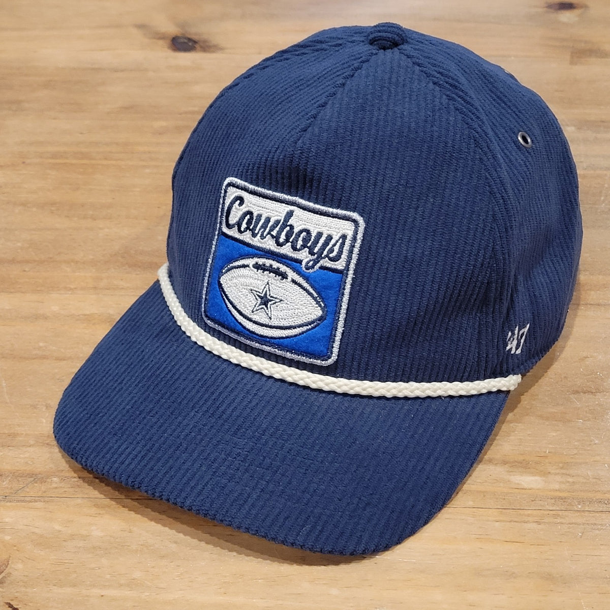 Dallas Cowboys Corduroy Hat Stoney Clover Ln X 47 Brand Snapback Rope NFL