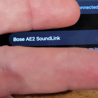 Bose SoundLink Around Ear Wireless Headphones II AE2 Black Blue - Tested Working