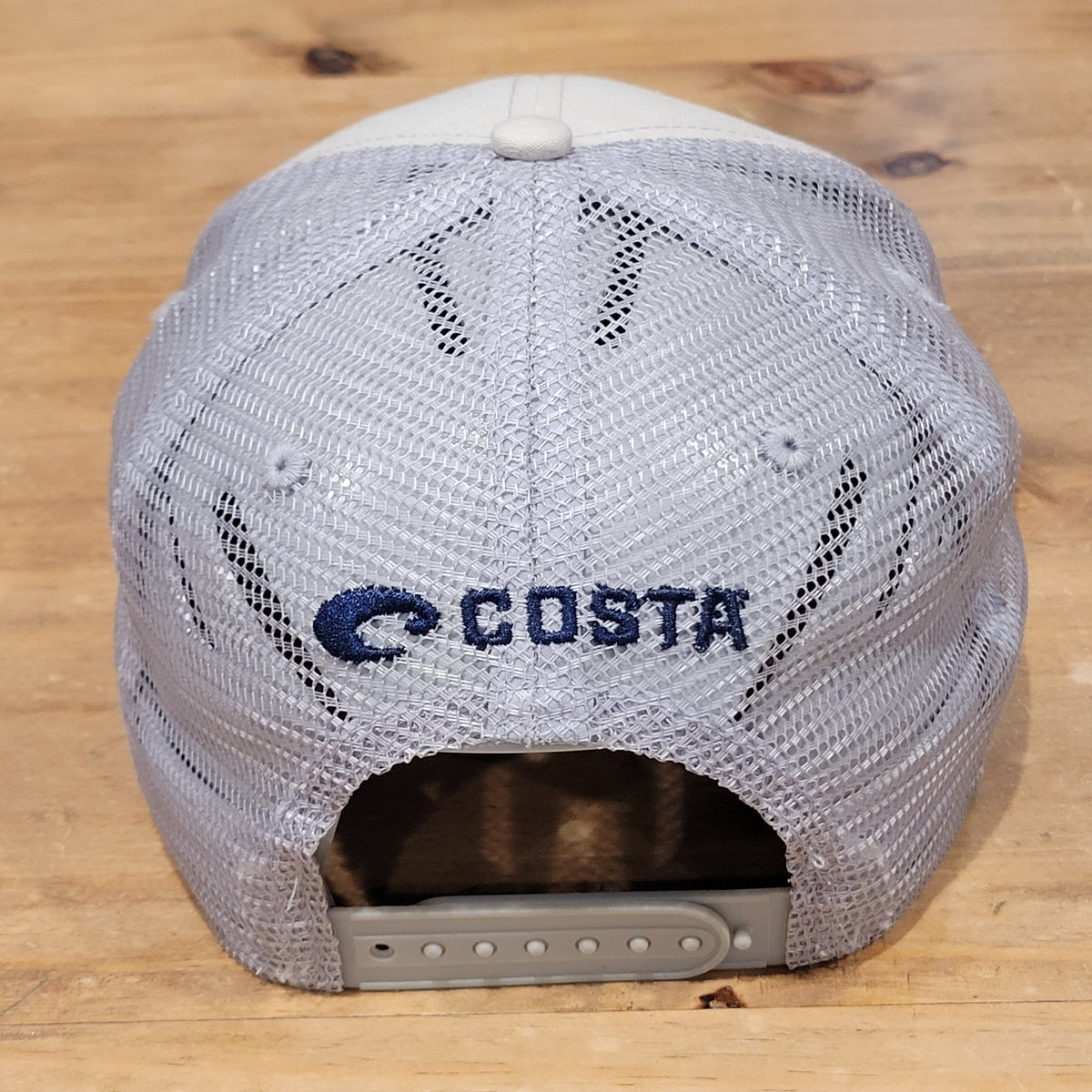 Costa Del Mar Hat Snapback Gray Patch Rip Stop Fishing Beach Water One Size