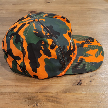 Vintage Hunting Hat Blaze Camo Camouflage Cobra Killmer Electric Rope 80s 90s