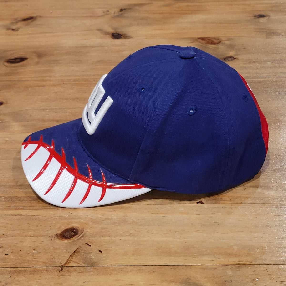 Vintage New York Giants Hat Strap Back Pro line Authentic NFL Football Laces 90s
