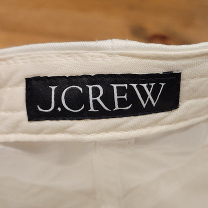 J. Crew Hat Cap Strap Back White Cotton Dad Spell Out One Size Adjustable