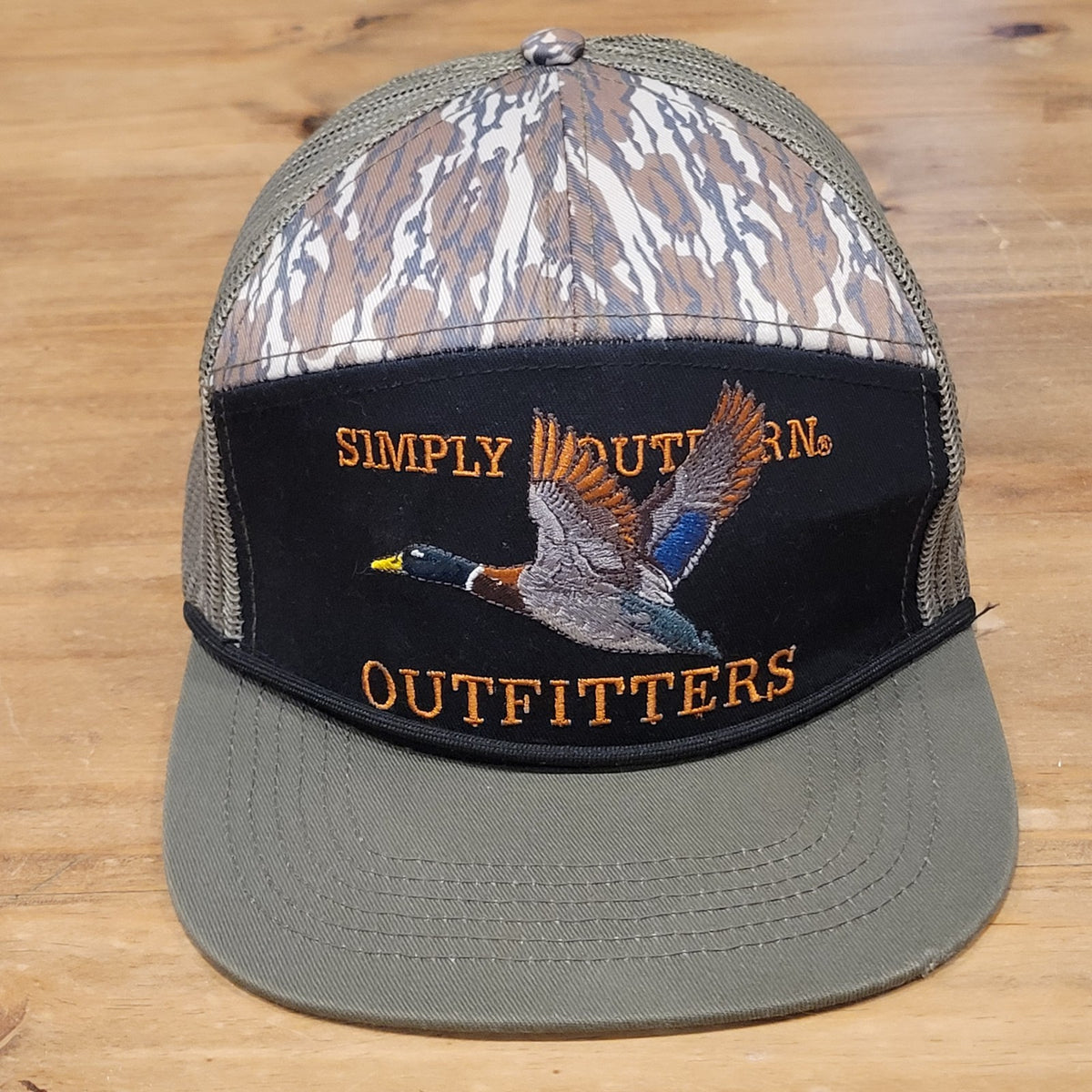 Simply Southern Outfitters Hat Panel Duck Hunting Mesh Back One Size Outdoor