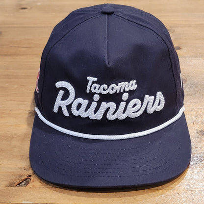 Tacoma Rainiers Hat Snapback Blue Rope New Era Golfer One Size MiLB Baseball