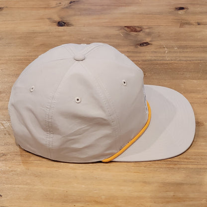 Swannies Golf Hat Cap Snapback  Celebrate Pars Brown Rope One Size