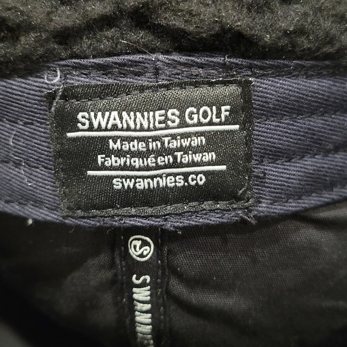 Swannies Golf Winter Hat Size L 7 3/8 Gray Fitted Sherpa Lined Trapper Outdoor