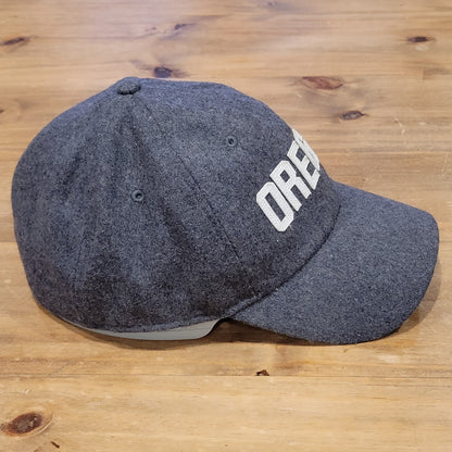 Oregon Ducks Nike Hat Cap Size XL Fitted Wool Blend Gray Spell Out Swoosh