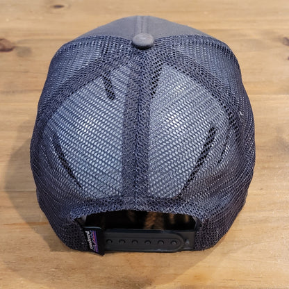 Patagonia Hat Cap Snapback Bear Grizzly Trucker One Size Trucker Gray