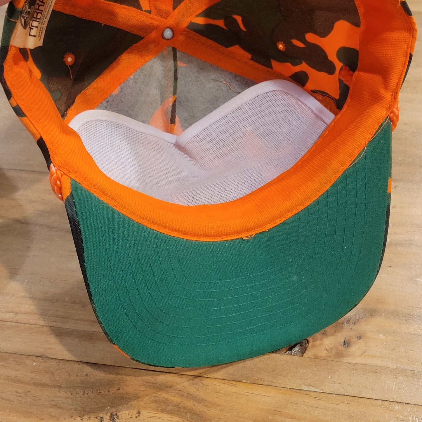 Vintage Hunting Hat Blaze Camo Camouflage Cobra Killmer Electric Rope 80s 90s