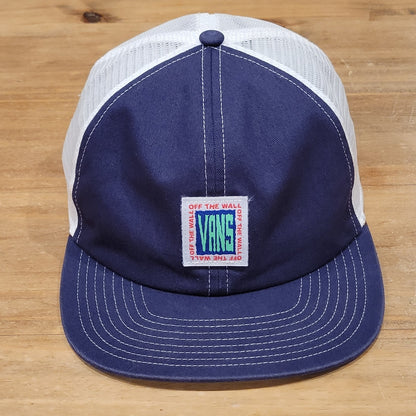 Vans Hat Cap Snapback Mesh Back Retro Vintage Style One Size Adjustable
