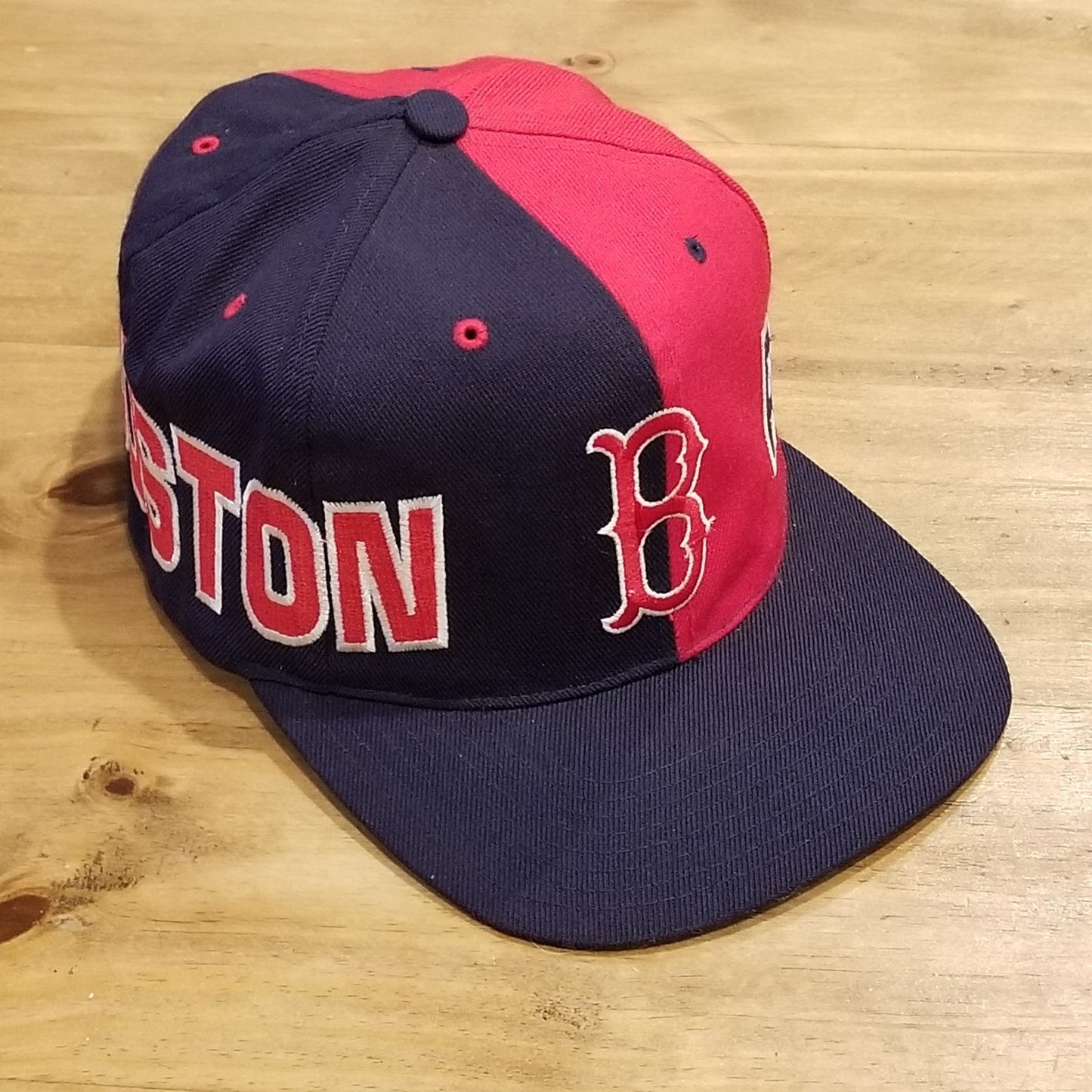 Vintage Boston Red Sox Hat Snapback American Needle Wool Big Spell Out Logo