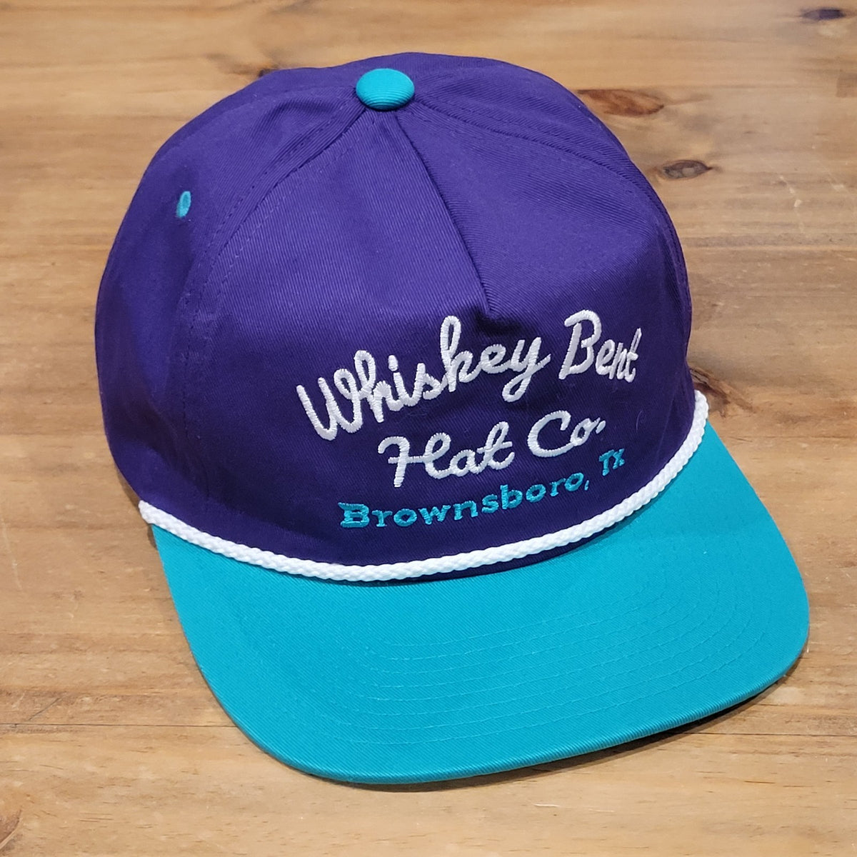 Whiskey Bent Hat Co Brownsboro Tx Snapback Purple Rope One Size