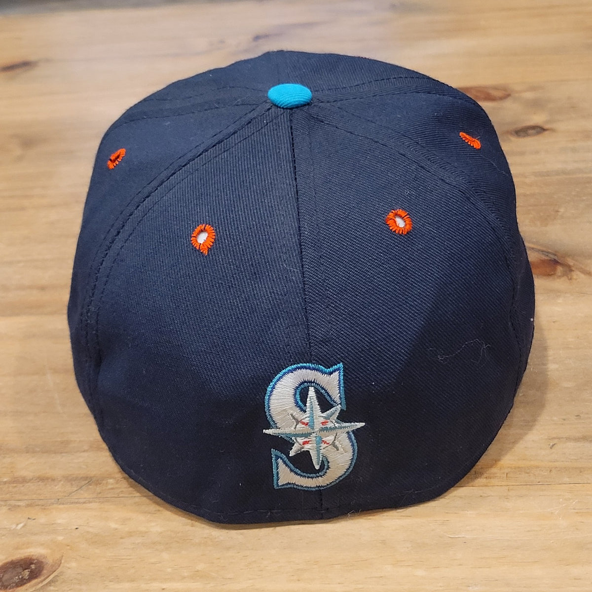 Vintage Everett Aquasox Hat Sz 7 1/4 Fitted Blue MiLB Seattle Mariners Pro Line